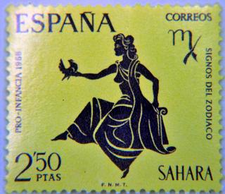 Selo Signos - Virgem - Espanha