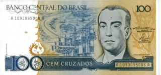 Cédula de 100 Cruzados - Brasil