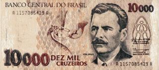 Cédula de 10 000 Cruzeiros - Brasil