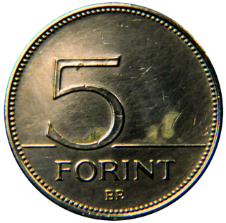 Moeda de 5 Forint - Hungria