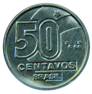 Moeda de 50 Centavos - Brasil
