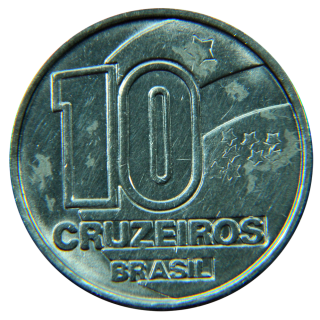 Moeda de 10 Cruzeiros - Brasil