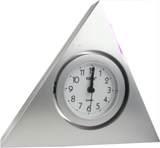 Relógio de Mesa em formato triangular 