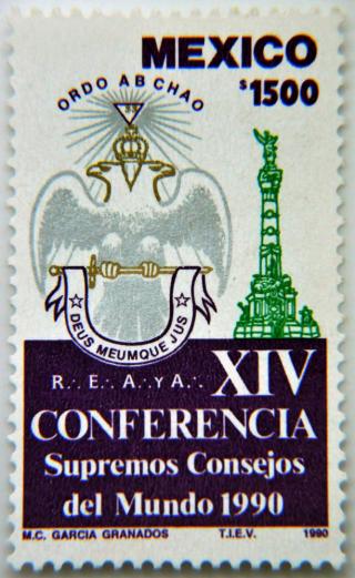 Selo 14 Conferncia Supremo Conselho - Mxico