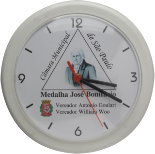 Relógio de Parede Medalha José Bonifácio