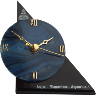 Relógio de Mesa da Loja Maçônica Aquarius
