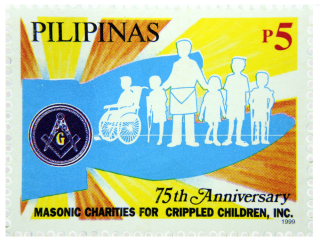 Selo Instituies de Caridades Manicas para Crianas Deficientes - Filipinas
