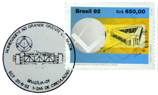 Envelope Grande Oriente do Brasil