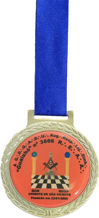 Medalha da Loja Manica Guaiah n 3666