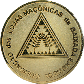 Medalha da Coligao das Lojas Manicas da Baixada Santista