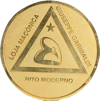 Medalha da Loja Manica Guiseppe Garibaldi