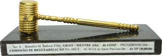 Placa da Loja Maçônica Acácia do Itaim Paulista