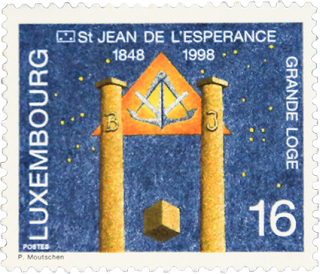 Selo da Grande Loja Maçônica "St. Jean de L'Esperance"