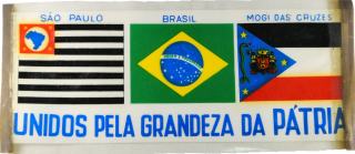Adesivo com a Bandeira do Brasil