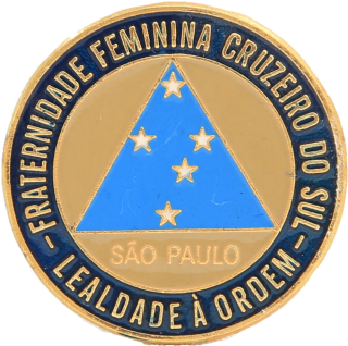 Pin da Fraternidade Feminina Cruzeiro do Sul