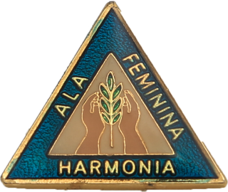 Pin da Fraternidade Feminina Harmonia