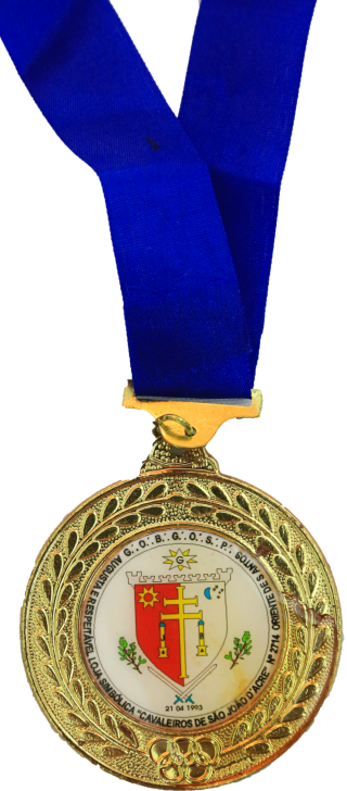 Medalha da Loja Maçônica "Cavaleiros de São João D'Acre" nº 2714