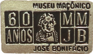 Pin do Museu Maçônico José Bonifácio 