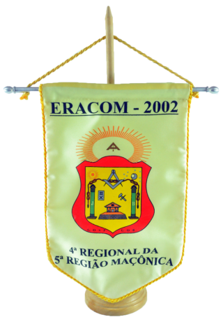 Mini-estandarte do ERACOM 2002